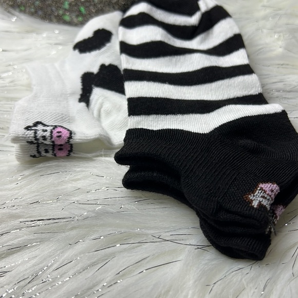 New 5 Set of Cow 🐄 Socks super cute 5 different styles - Picture 6 of 8